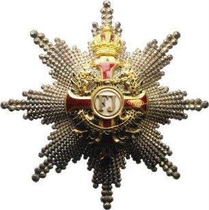 Kaiserlich-Österreichischer Franz-Joseph-Orden - Bruststern zum Großkreuz