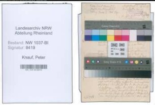 Entnazifizierung Peter Knauf , geb. 24.08.1889 (Postbetriebswart)