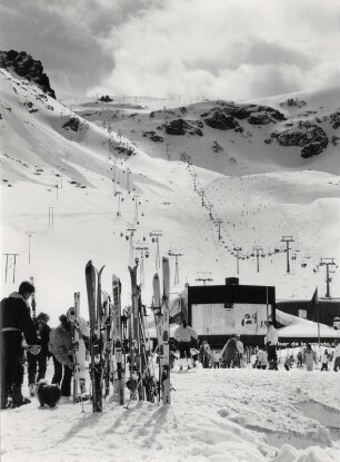 Das Skigebiet La Grande Motte (3656m) in den franz. Alpen