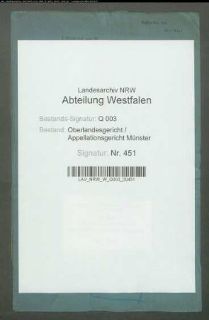 Fürst Alfred Salm-Salm ./. Graf von Salm-Hogstraeten wegen Erbstreitigkeiten XXXIX