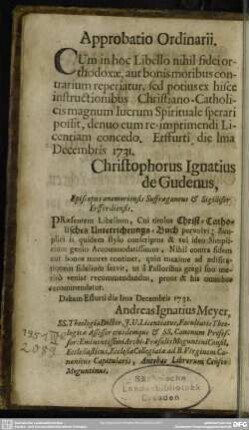 Approbatio Ordinarii