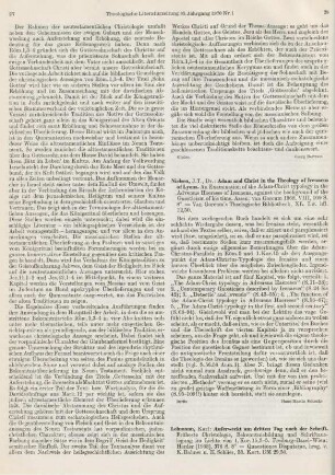28-30 [Rezension] Lehmann, Karl, Auferweckt am dritten Tag nach der Schrift