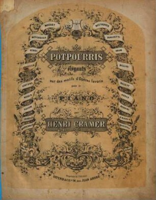 Potpourris élégants sur des motifs d'opéras favoris : pour le piano, 98. Il Trovatore de Verdi