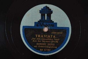 Traviata : "Hat dein heimatliches Land"; Arie des Germont / (Verdi)