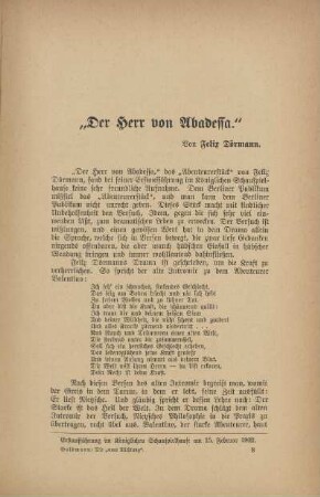 "Der Herr von Abadessa"