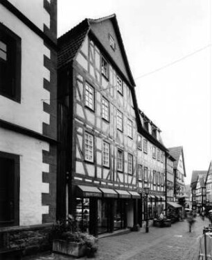 Fachwerkwohnhaus (Fachwerkwohnhaus); Alsfeld, Mainzer Gasse 2