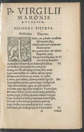 Ecloga I. Tityrus.