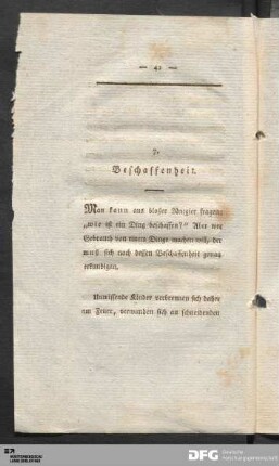 7. Beschaffenheit.
