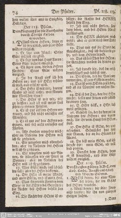 Der 118. Psalm. Dancksagung für die Gutthaten durch Christi Leiden erworben