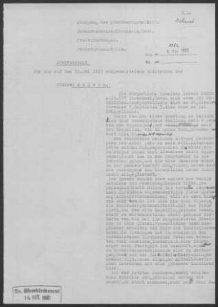 Nabern: Pfarrbericht 1955