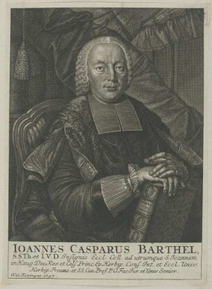 Bildnis des Iohannes Casparus Barthel