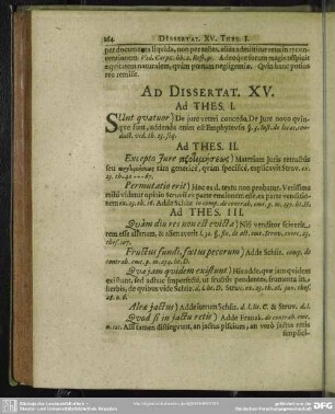 Ad Dissertat. XV.