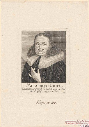 Melchior Rüdel, Diakon bei St. Sebald