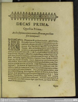 Decas Prima