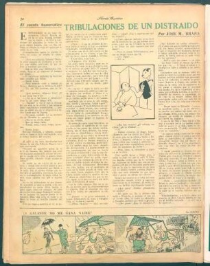 Tribulaciones de un distraído : El cuento humorístico