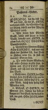 Paßions-Lieder.