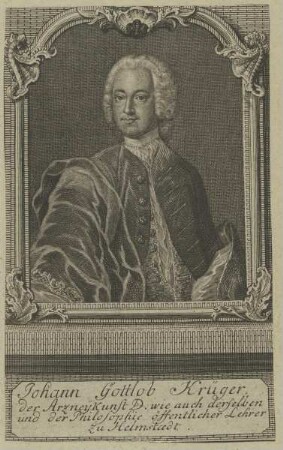 Bildnis des Johann Gottlob Krüger