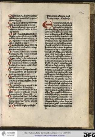 Incipit quintus de conversatione patrum, capitulum primum.