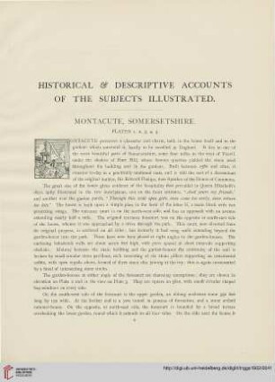 Historical &descriptive accounts of the subjects illustrated