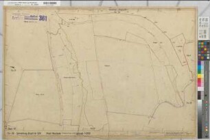 Bracht (Schmallenberg), Umlegung Bracht, Bl.19 Zuteilungskarte Bracht Flur 26