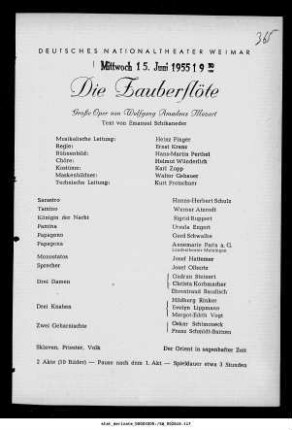 Die Zauberflöte