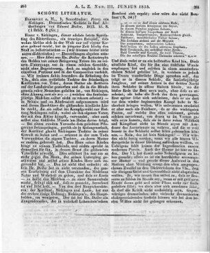 Duller, E.: Franz von Sickingen. Dramatisches Gedicht in fünf Abtheilungen. Frankfurt a. M.: Sauerländer 1833
