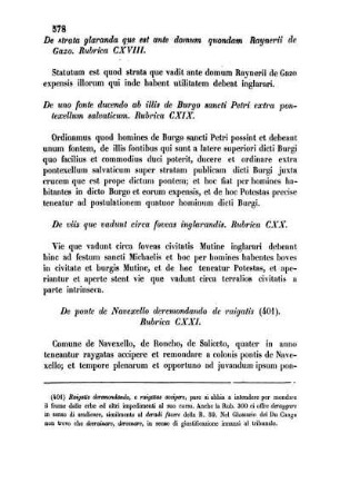 Rubrica CXXI. - Rubrica CXL.