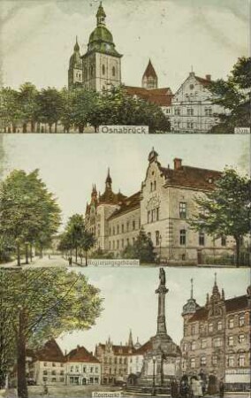 Osnabrück - Dom - Regierungsgebäude - Neumarkt
