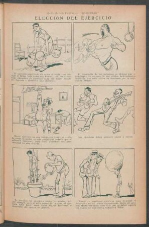 Elección del ejercicio - [Cómic] : Manual del perfecto "sportsman"