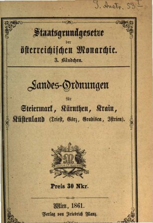 Staatsgrundgesetz der österreichischen Monarchie, 3