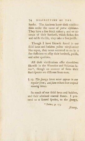 § 27. The spungy lavaqs never appear in any regular form; ...