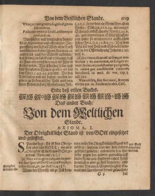 Das ander Buch/ Von dem Weltlichen Stande