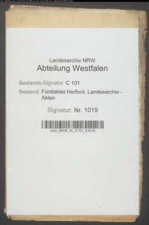Abrechnungen der Äbtissin Felicitas von Eberstein aus ihrer Zeit zu Gerresheim