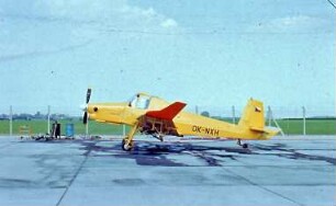 Prototyp des Landwirtschaftsflugzeuges Z 37 T mit Turbo Triebwerk