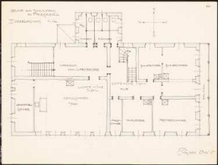 Schulhaus, Parsberg: Grundriss 1.OG 1:100