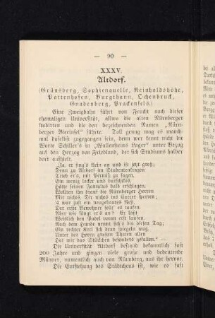 XXXV. Altdorf.