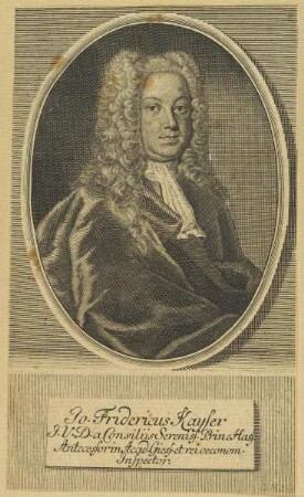 Bildnis des Jo. Fridericus Kayser