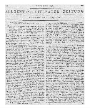 [Küster, J. E.]: Umriß der preußischen Monarchie nach statistischen, staats- und völkerrechtlichen Beziehungen. H. 1. Berlin: Unger 1800