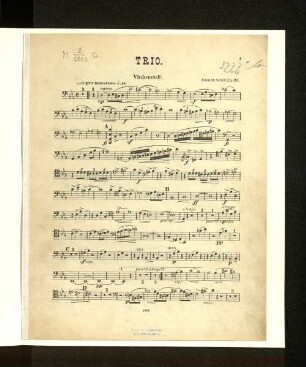Trio. Violoncell.