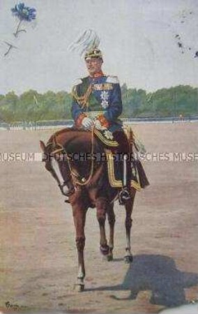 Postkarten: König Friedrich August von Sachsen. Für unsere bedürftigen Veteranen; Dresden, 18. Sept. 1913
