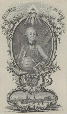 Bildnis von Paul Petrowitz, Zar von Rußland