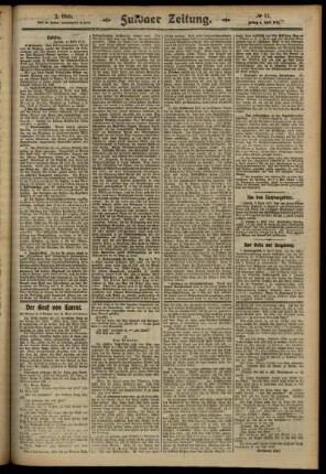 Zweite Ausgabe vom Freitag, den 04. April 1913.