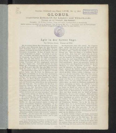 Ägir in der Sylter Sage.