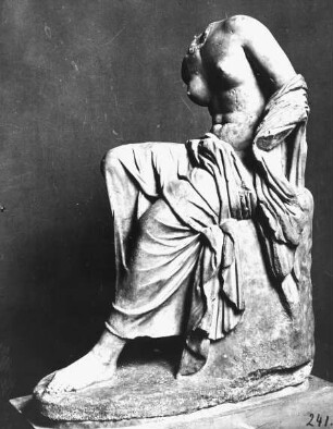 Dresden, weibliche Sitzende (?); Gipsabguss, Staatliche Kunstsammlungen Dresden; Skulpturensammlung