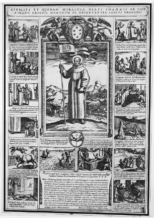 Bildnis Giovanni Capistrano und Szenen aus seinem Leben