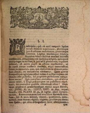 De differentiis iuris statutarii Bremensis et iuris Romani circa praescriptiones