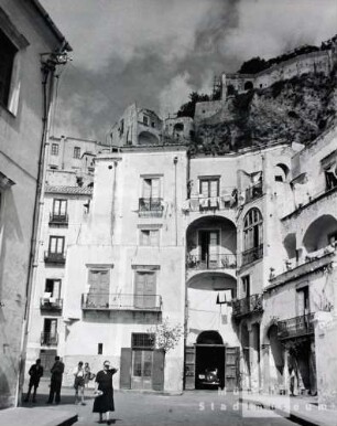 Amalfi. Straßenszene