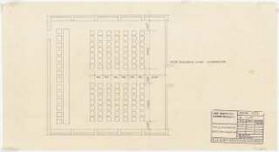 GDF Wüstenrot, Ludwigsburg Innenausbau: Bestuhlungsplan Schulungsraum: Grundriss 1:50