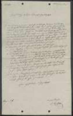 Brief von Philipp Maximilian Opiz an Regensburgische Botanische Gesellschaft