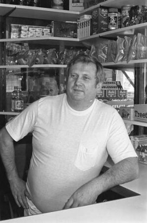 Kiosk von Paul Lesniak an der Ecke Ebertstraße/Karlstraße